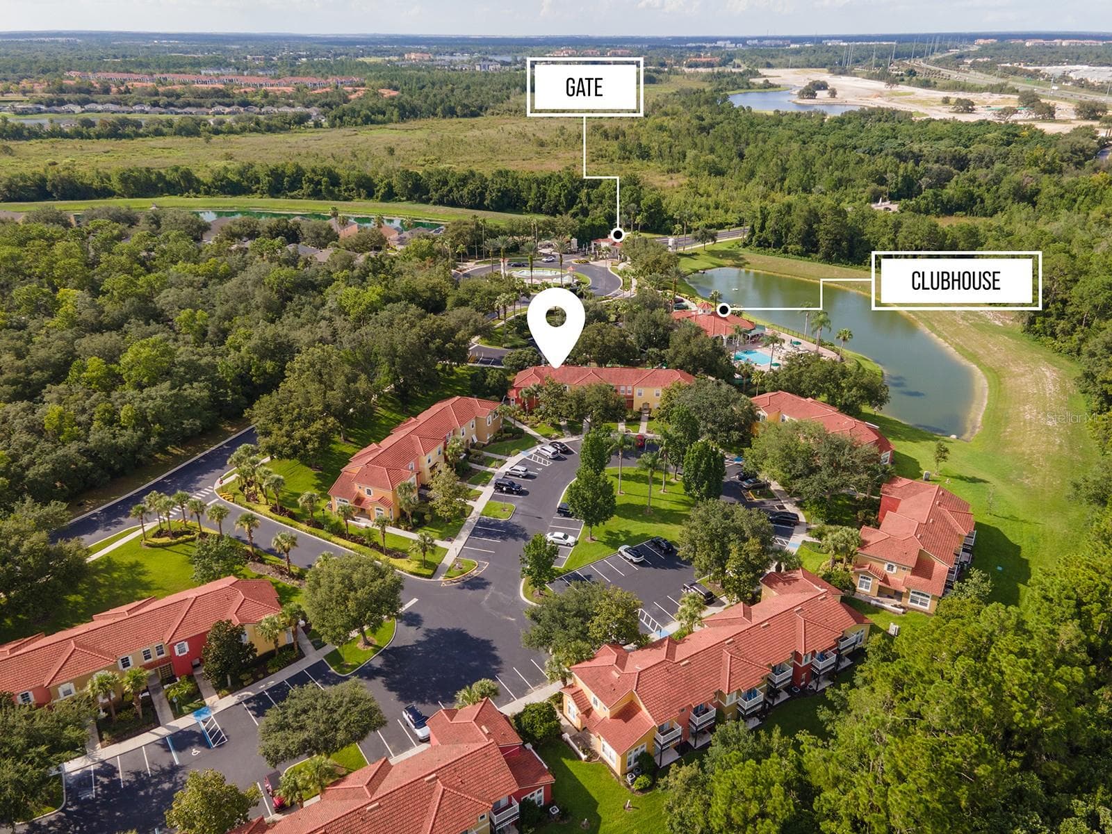 Aerial image overview - 2782 SUN KEY PL, KISSIMMEE