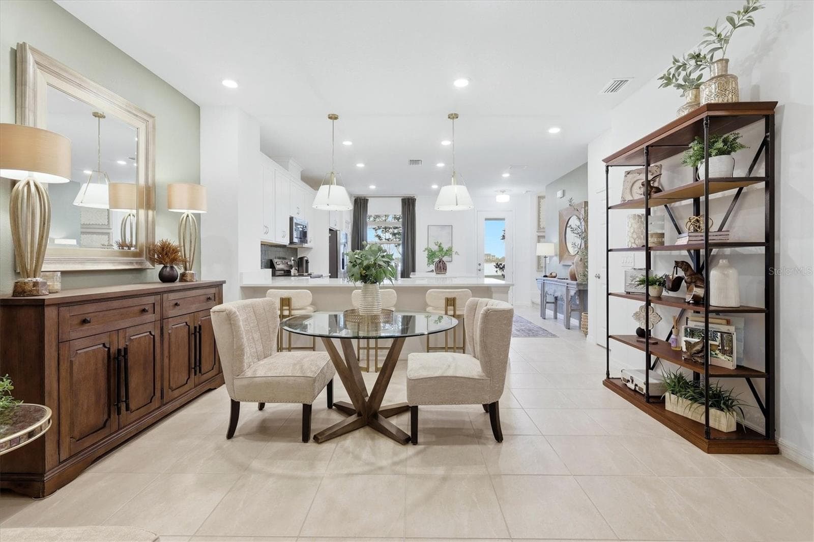 Dining area in addition to seating at the breakfast bar and island - 7392 CABIN LN, SARASOTA
