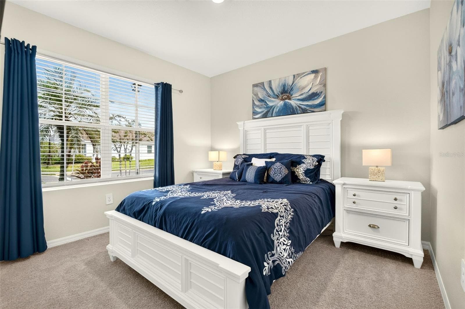 Bedroom 2 - with view to front of home - 17206 RESERVA DR, BRADENTON