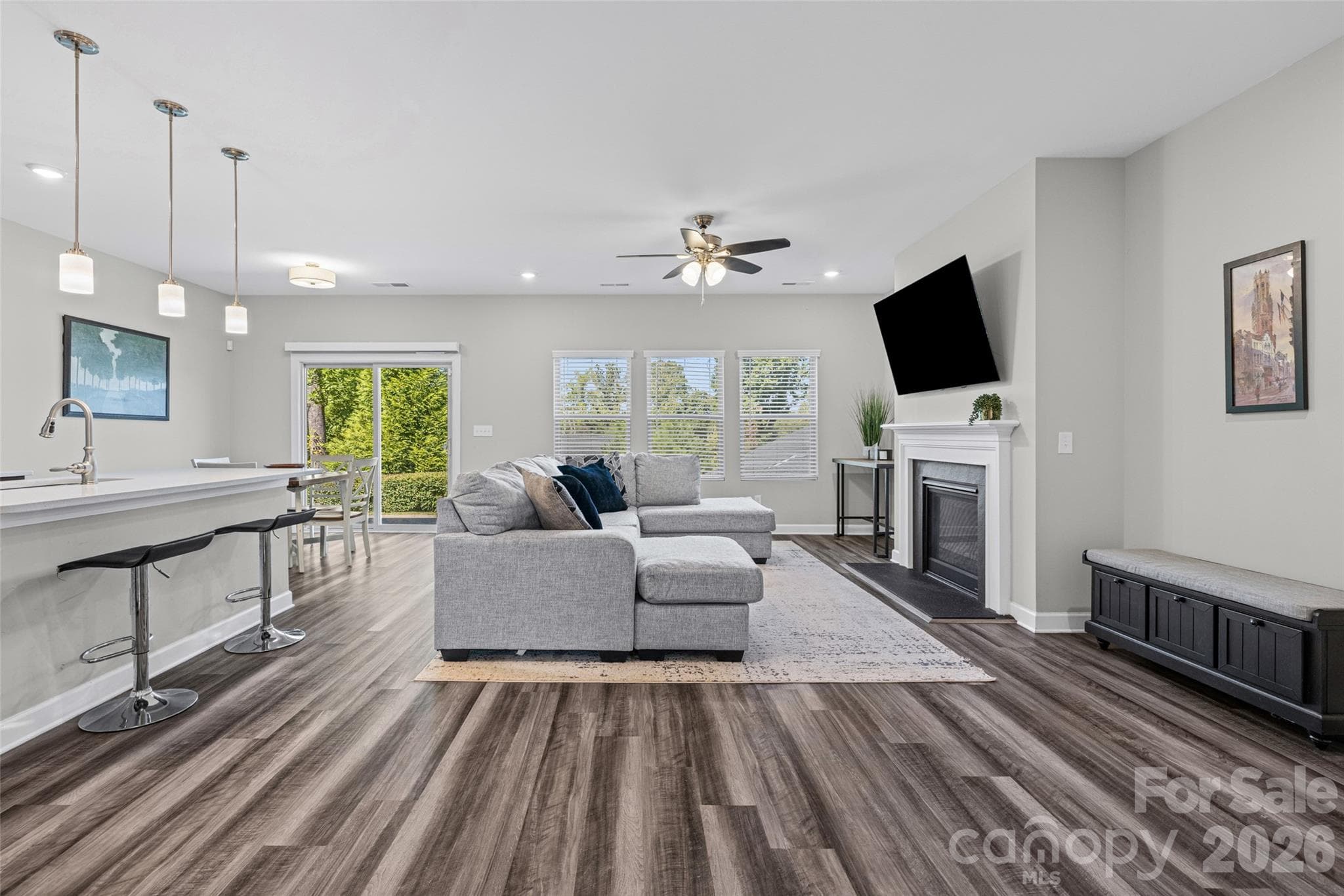 Lots of space with trees for your backdrop. - 14830 Batteliere Drive, Charlotte
