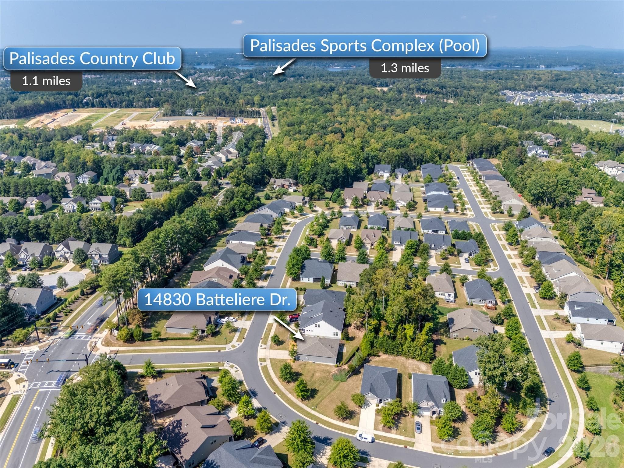The pool and tennis is included, and golf is just minutes away. - 14830 Batteliere Drive, Charlotte