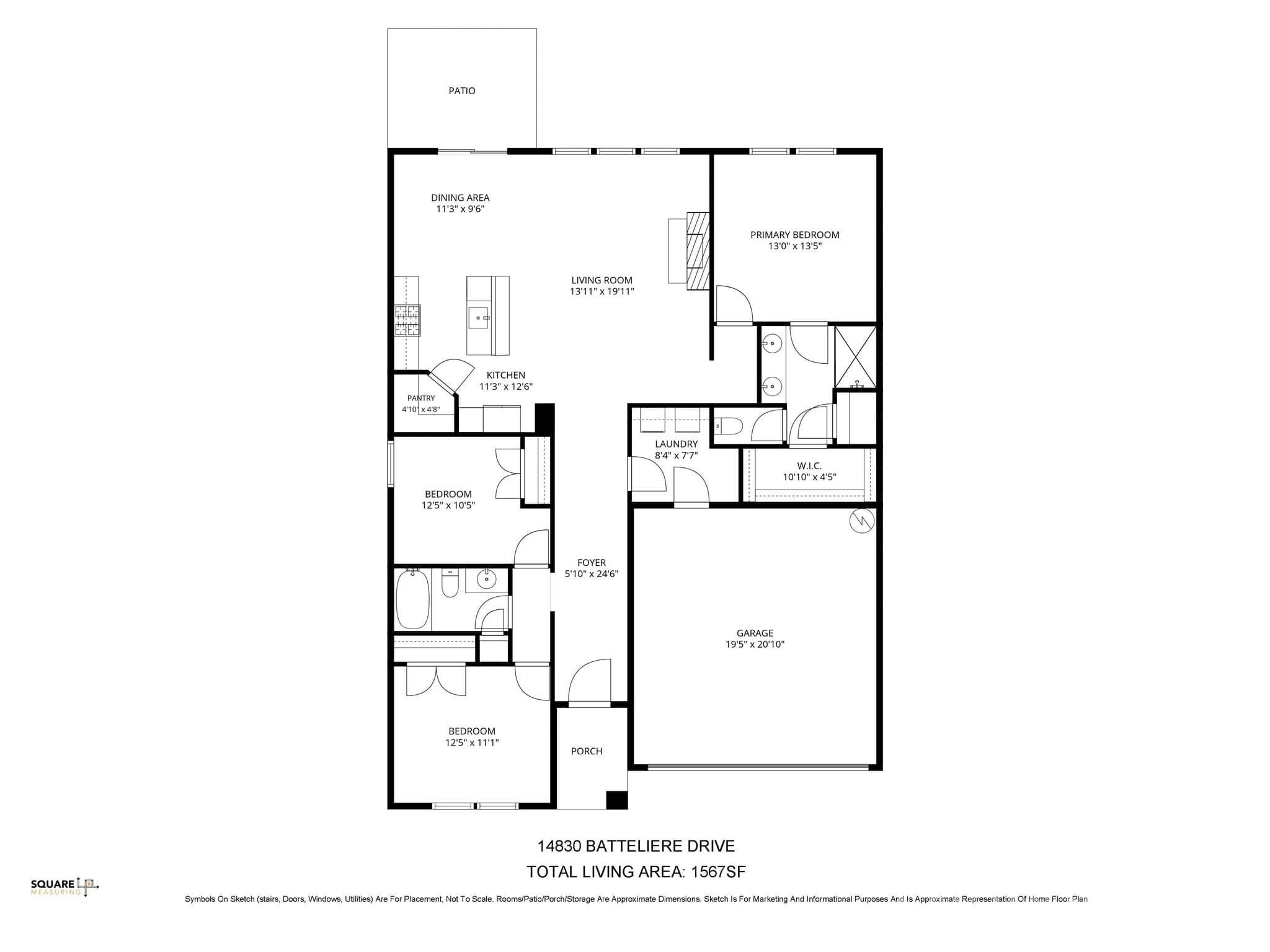 14830 Batterliere Drive Floor Plan - 14830 Batteliere Drive, Charlotte