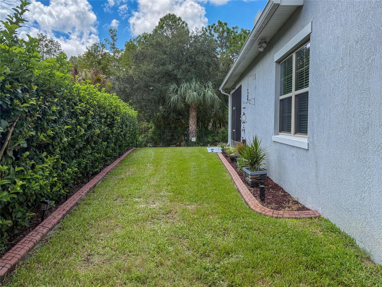 BACKYARD RIGHT SIDE VIEW - 14150 ALAFAYA OAK BND, ORLANDO