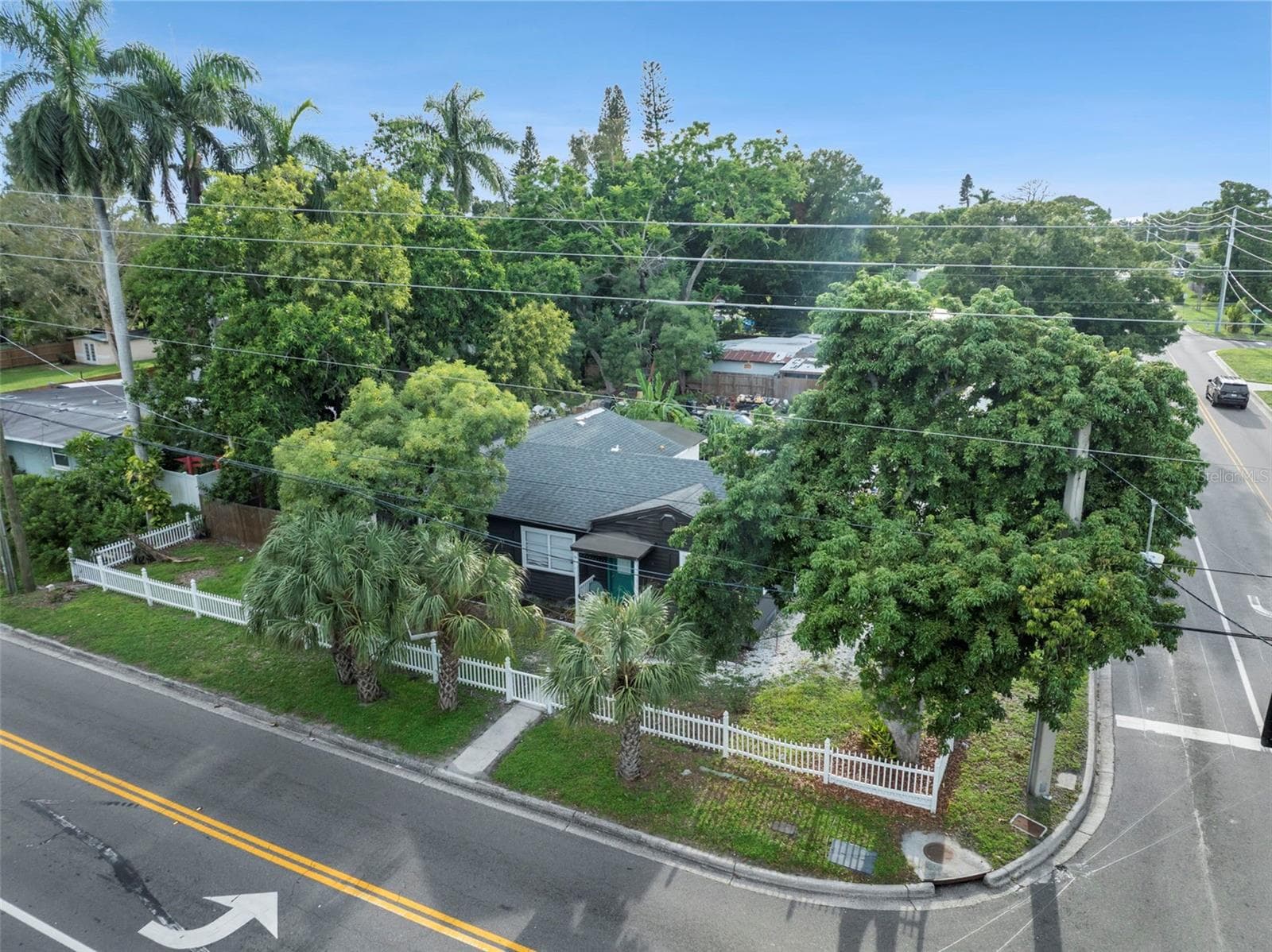 Aerial View, Corner Oversized Lot, Prime Location Bradenton - 1702 26TH ST W, BRADENTON