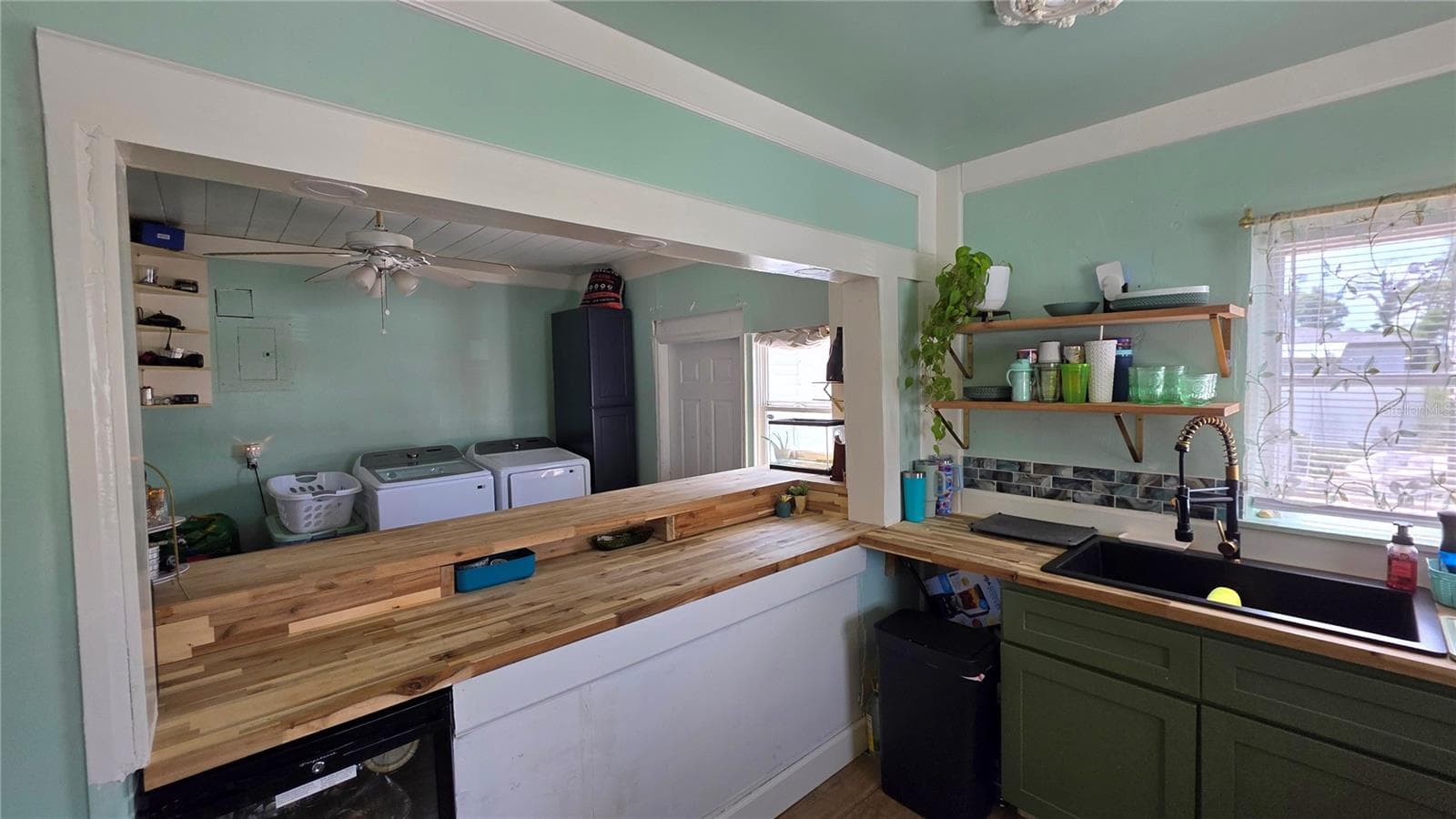 Kitchen with Pass Through to Breakast Bar - 1702 26TH ST W, BRADENTON