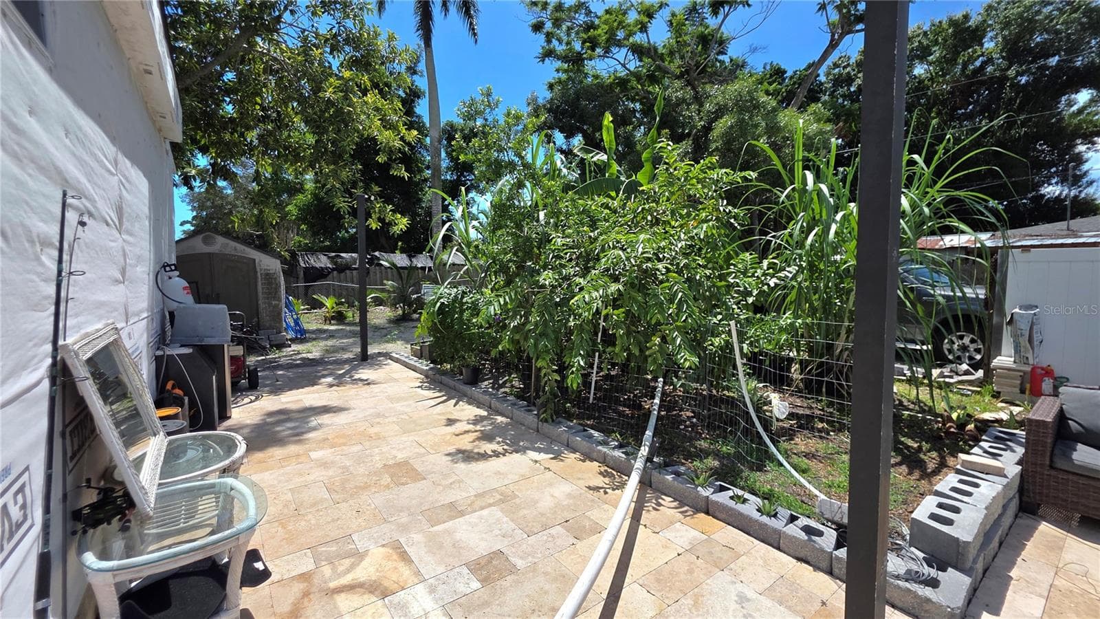 Tiled Backyard area, Oversized Lot - 1702 26TH ST W, BRADENTON