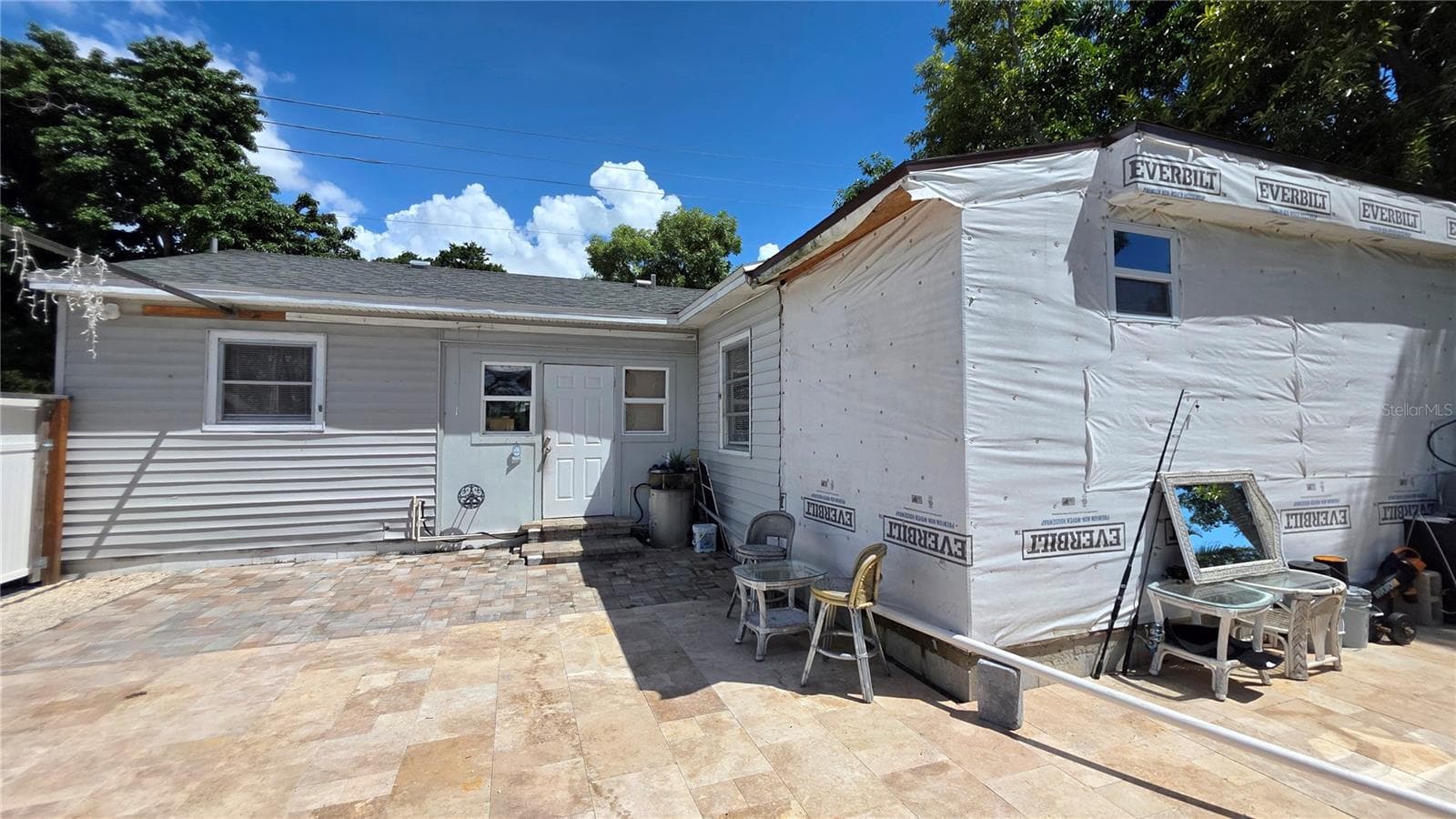 Back of Home and Back Door Entry. Temporary Addition started will need to be removed. - 1702 26TH ST W, BRADENTON