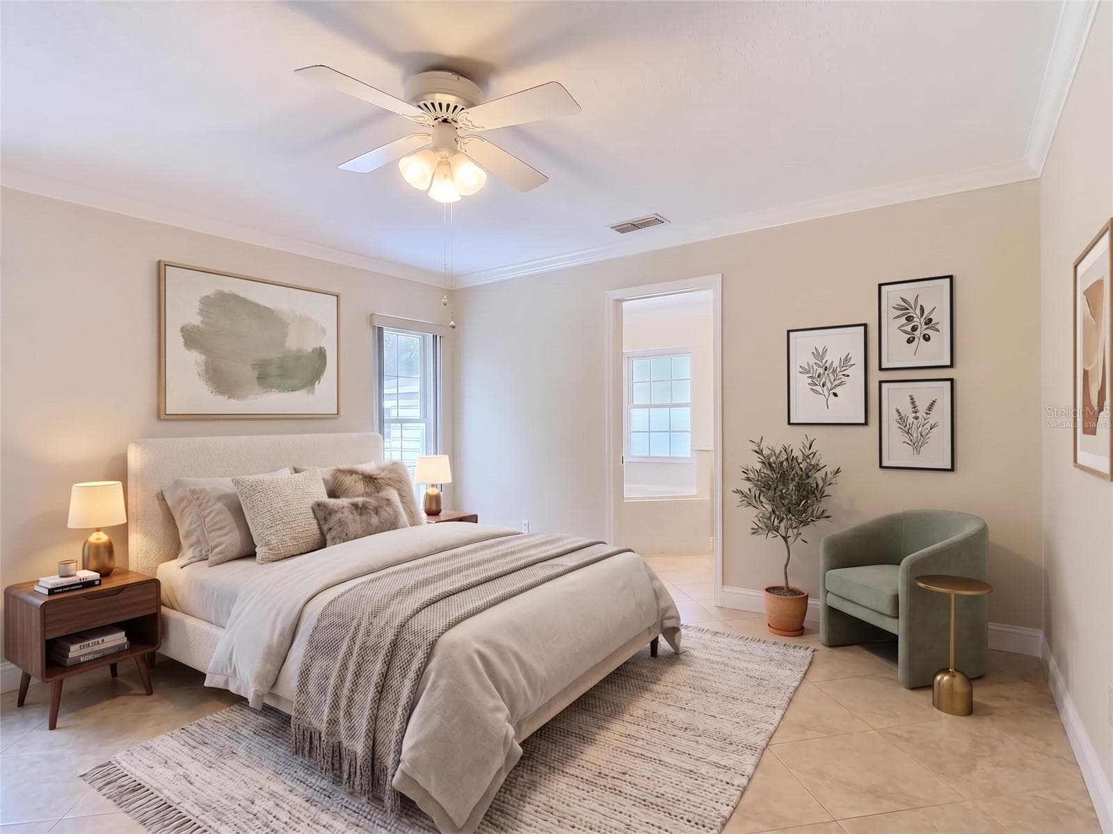 Primary Bedroom Virtually Staged - 1508 JENNI LEE CT, KISSIMMEE