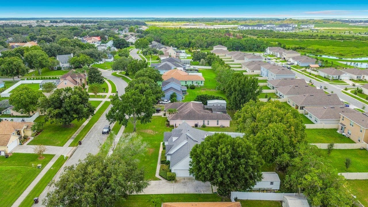 Aerial Views of home and neighborhood - 1508 JENNI LEE CT, KISSIMMEE