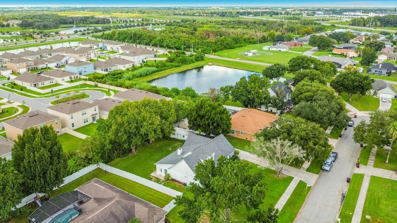 Aerial Views of home and neighborhood - 1508 JENNI LEE CT, KISSIMMEE