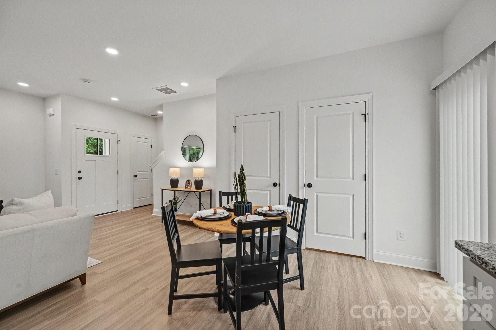 Dedicated dining space just off the kitchen. - 53 E 13th Street, Newton