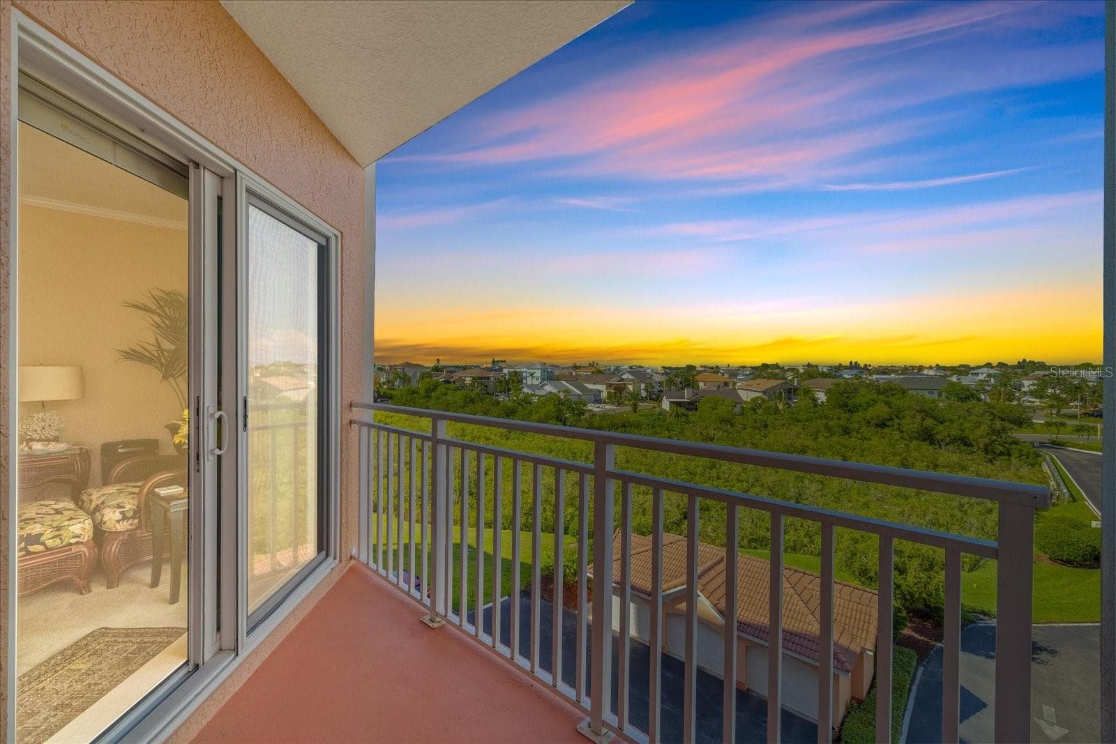 Virtually edited-Balcony views - 4516 SEAGULL DR #507, NEW PORT RICHEY