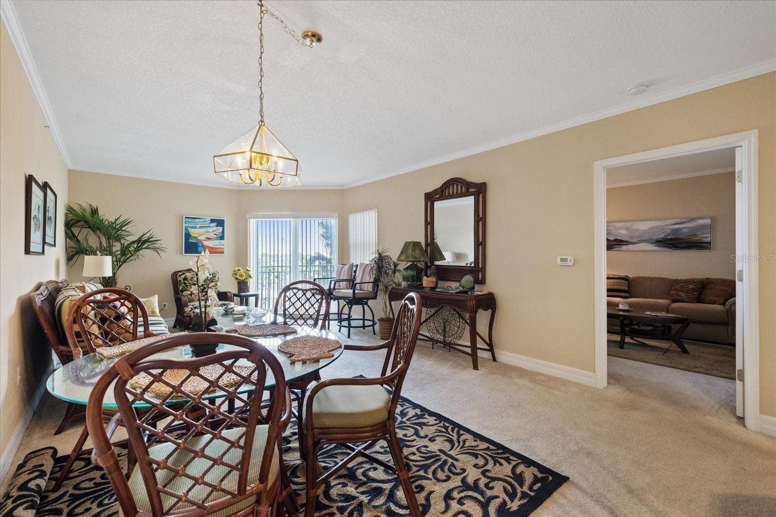 living room looking to guest room doorway - 4516 SEAGULL DR #507, NEW PORT RICHEY