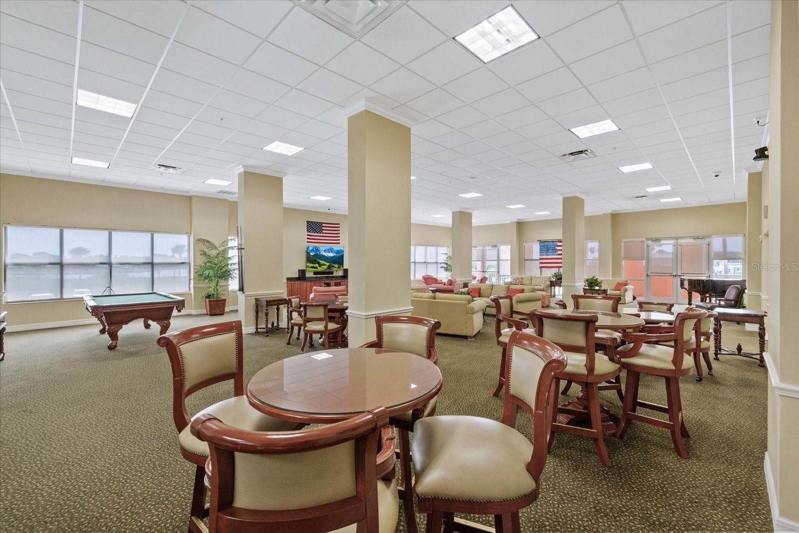 Community great room for gatherings - 4516 SEAGULL DR #507, NEW PORT RICHEY