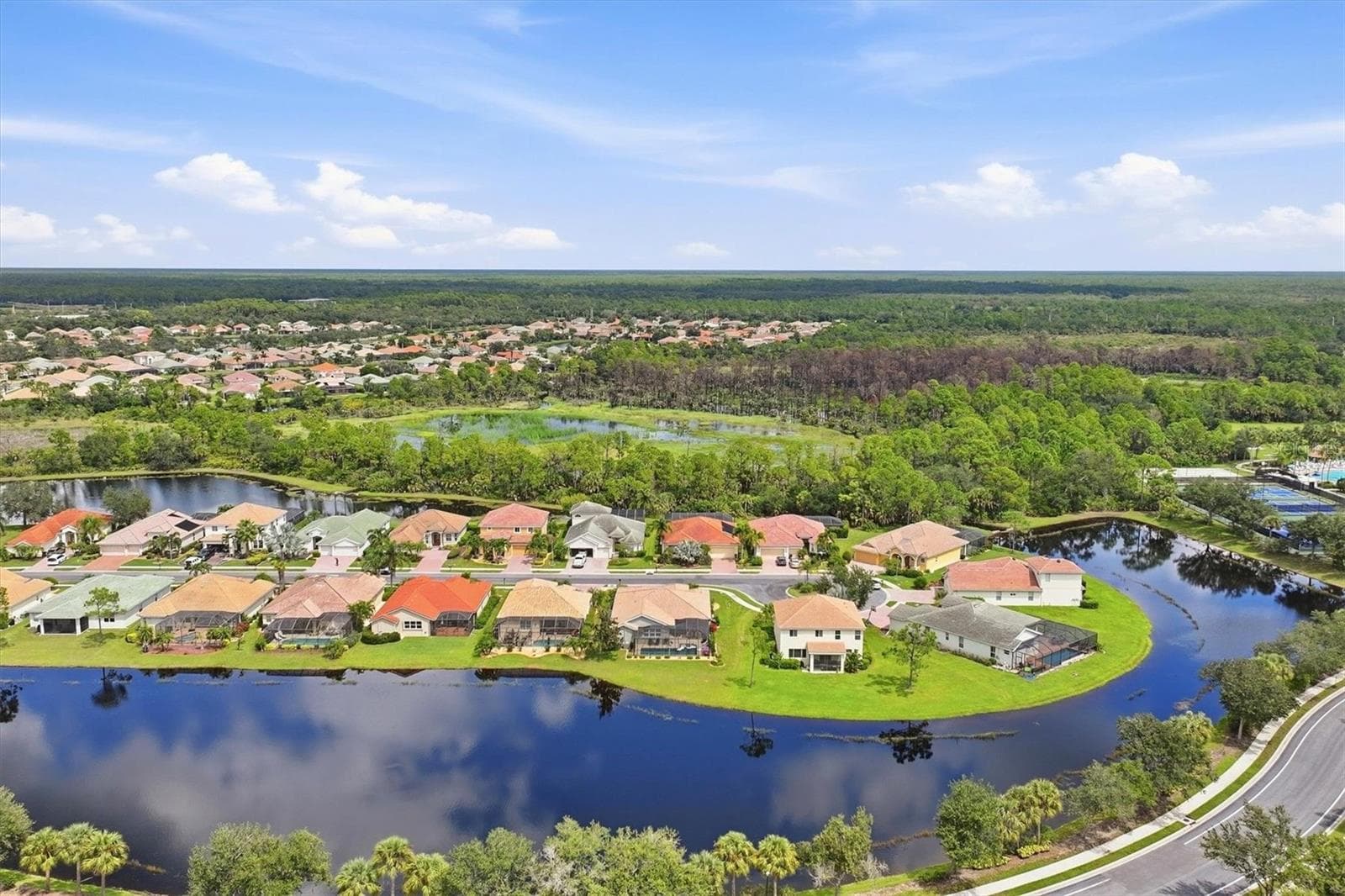Aerial - 11347 DANCING RIVER DR, VENICE