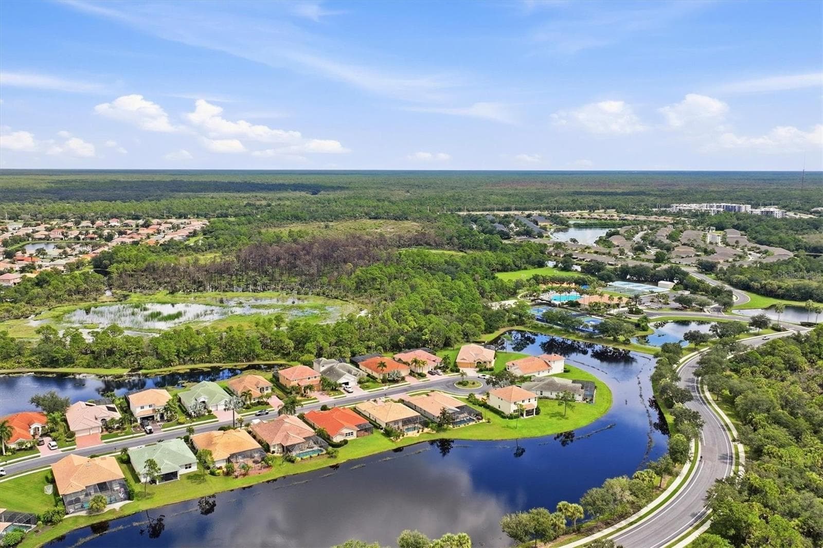 Aerial - 11347 DANCING RIVER DR, VENICE