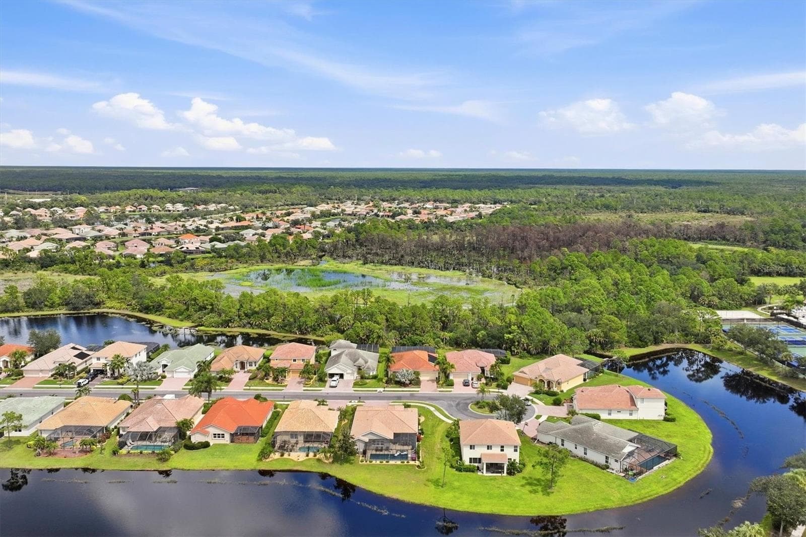 Aerial - 11347 DANCING RIVER DR, VENICE