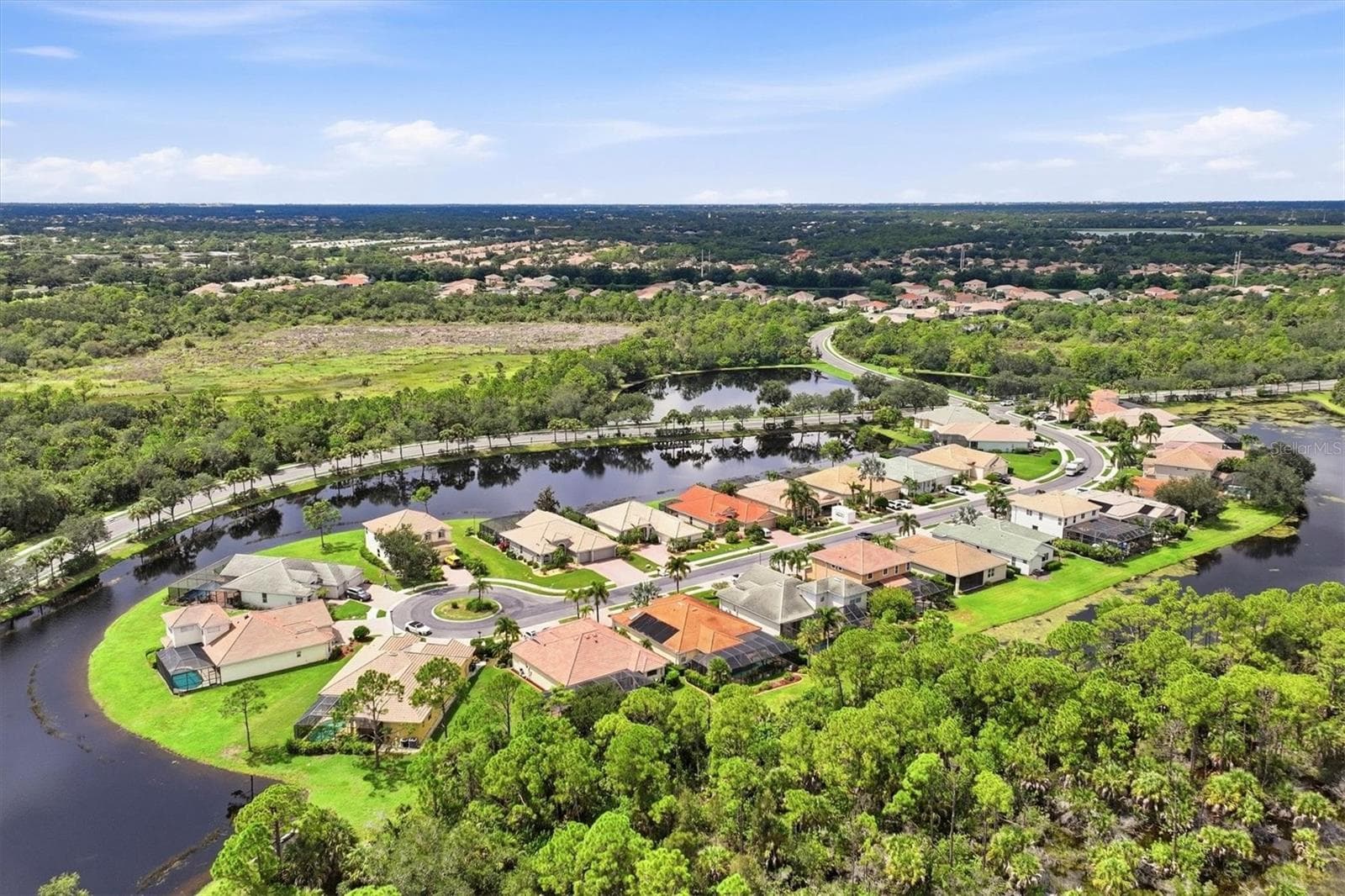 Aerial - 11347 DANCING RIVER DR, VENICE