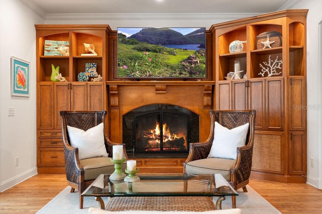 Wood burning Fireplace - 555 E LAKE SUE AVE, WINTER PARK