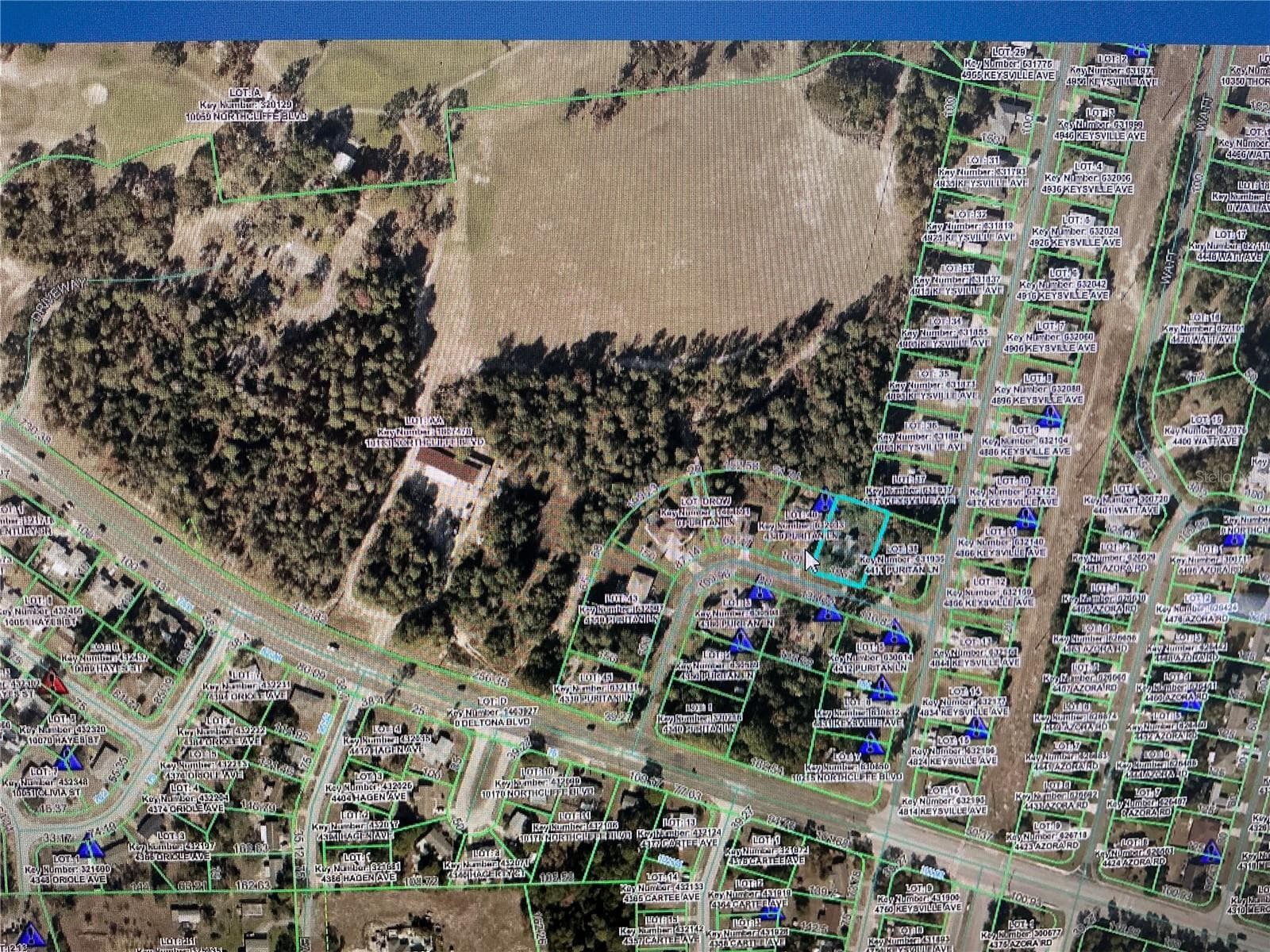Oak Hill Golf Course under Construction see highlighted area of home - 4399 PURITAN LN, SPRING HILL