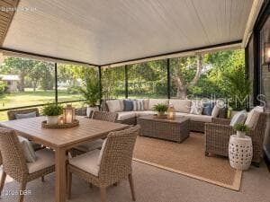 Staged Lanai - 229 GEORGETOWNE BLVD, DAYTONA BEACH