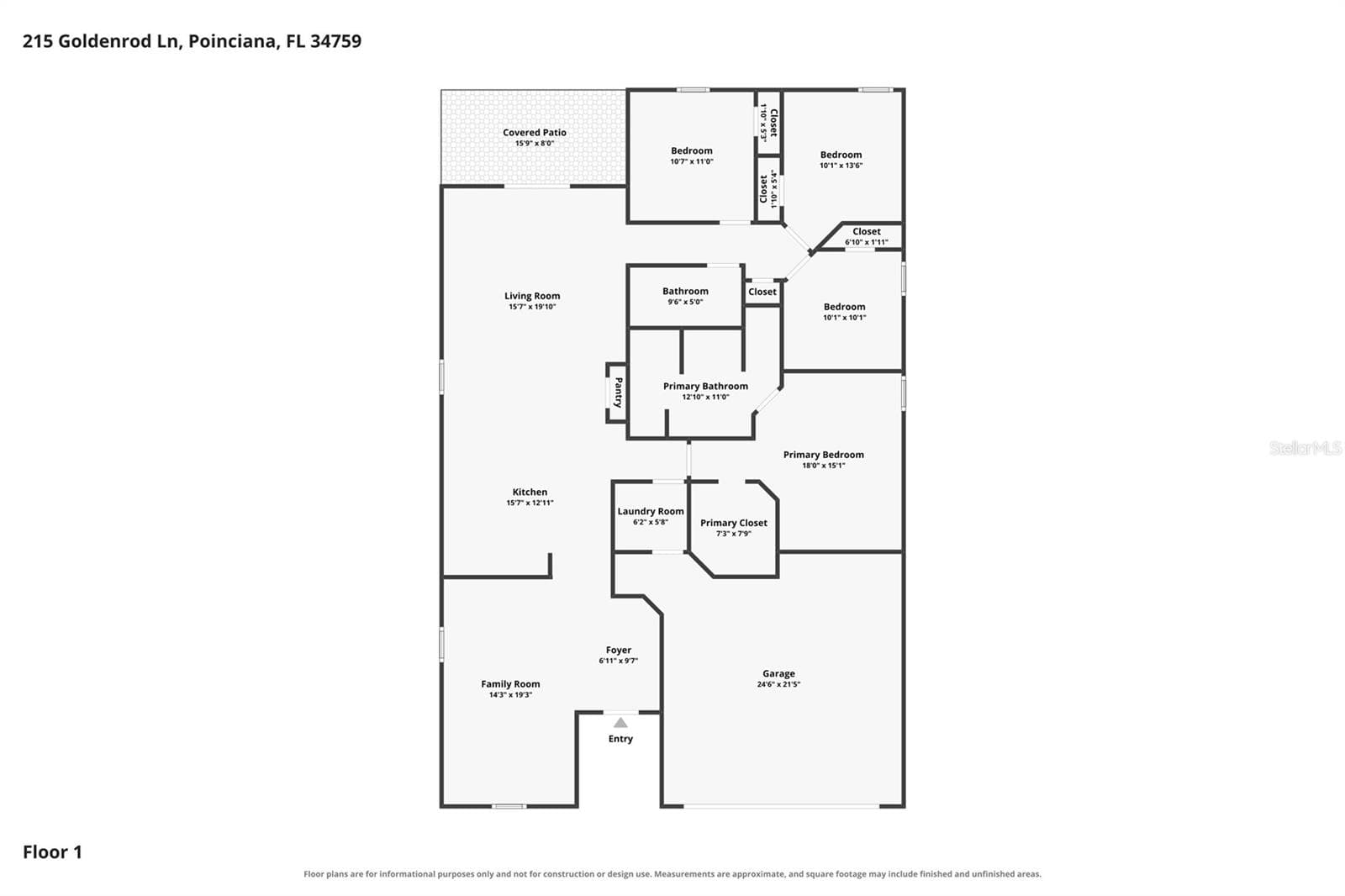 Single Family Residence at 215 GOLDENROD LN, POINCIANA, photo 39 of 39