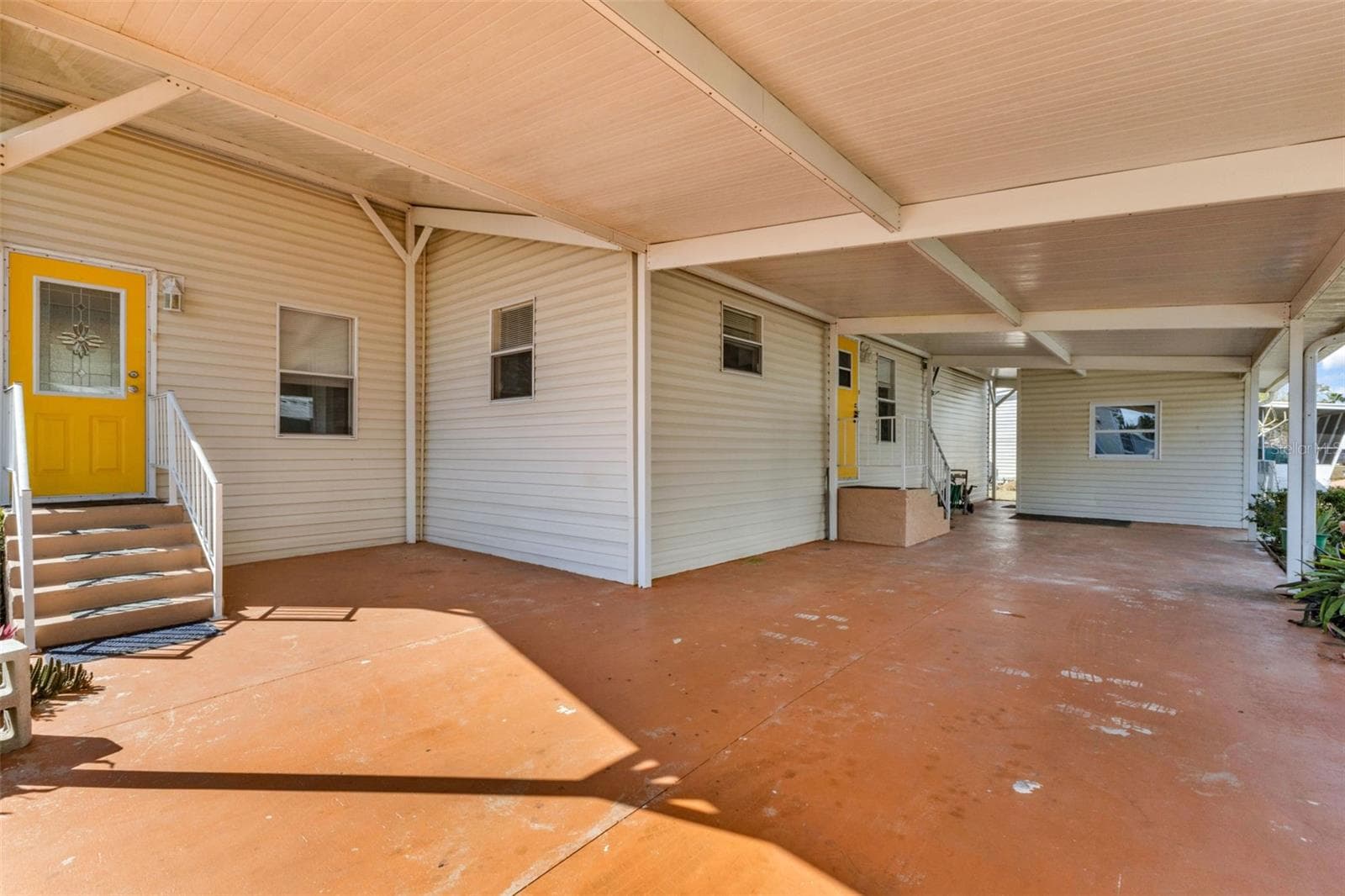 Nice long covered carport and large shed. - 1000 KINGS HWY #18, PORT CHARLOTTE