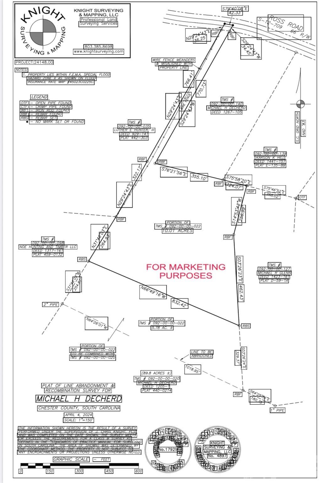 survey - 1216 Ross Road, Blackstock