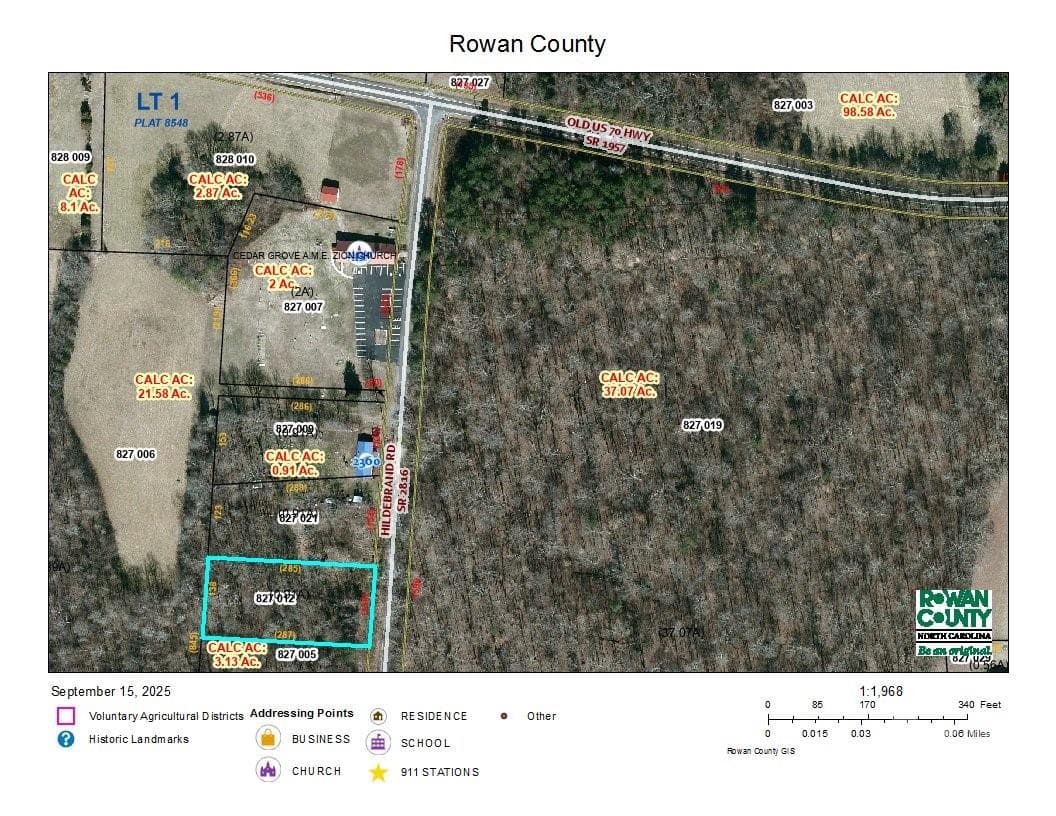 Lot at 2300 Hildebrand Road, Salisbury, photo 2 of 2
