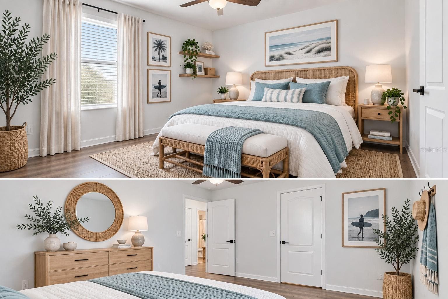 Guest bedroom 01 - Virtual Staging - 18928 HAMPSTEAD HEATH CT, LAND O LAKES