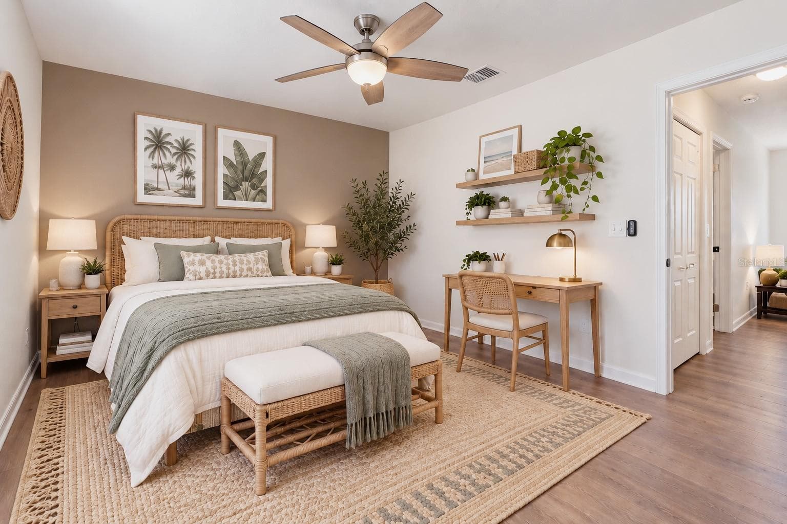 Guest Bedroom 02 - Virtual Staging - 18928 HAMPSTEAD HEATH CT, LAND O LAKES