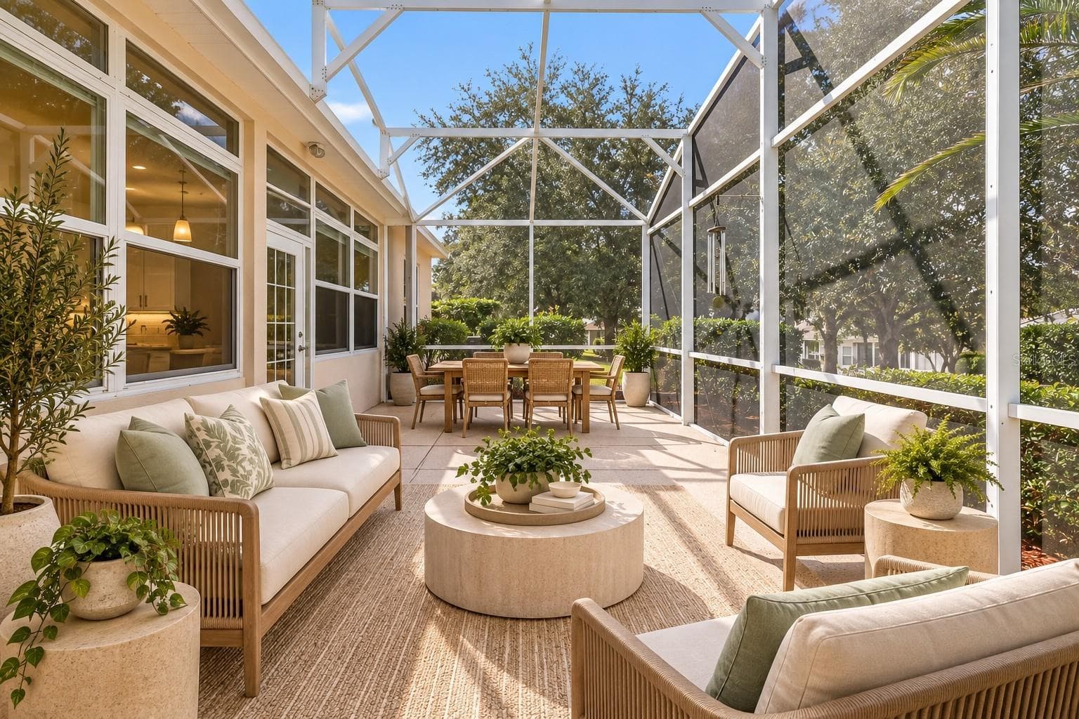 Virtual - Screened in Patio - 24445 MADEWOOD AVE, LEESBURG