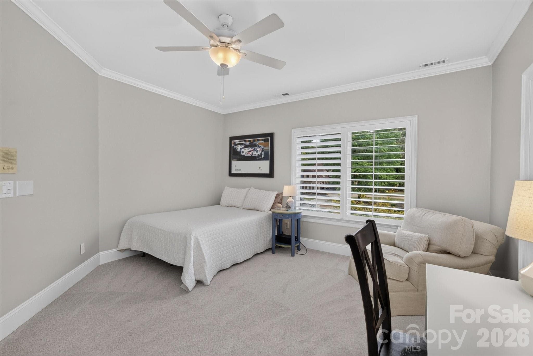 Secondary Bedroom with en suite bath - 1005 Firethorne Club Drive, Marvin