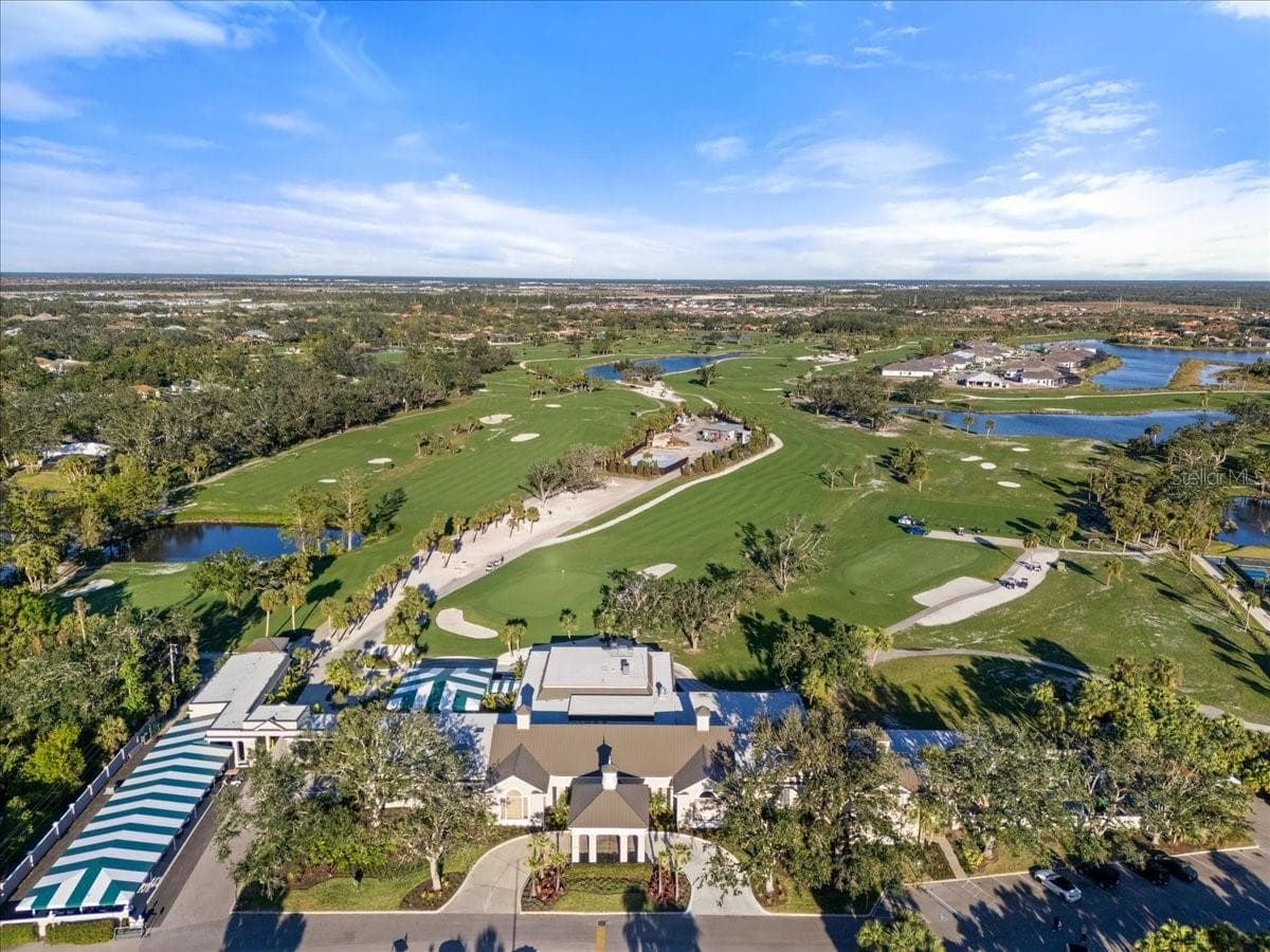 Aerial View of Clubhouse and Golf Course - 11241 MCDERMOTT CT, ENGLEWOOD