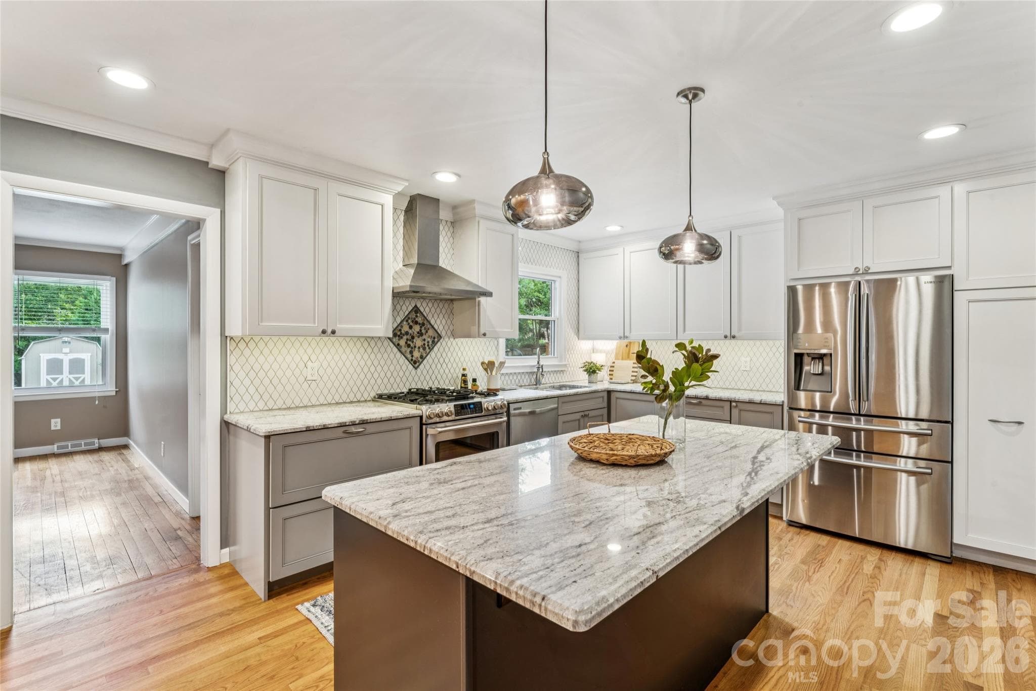 Great kitchen for entertaining. - 6501 Wheeler Drive, Charlotte