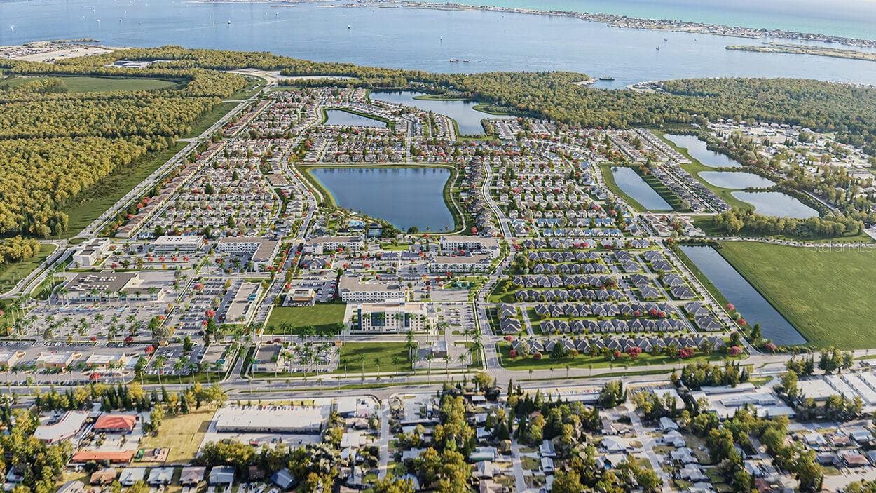 Community Aerial View - 7949 REFLECTION PKWY, BRADENTON