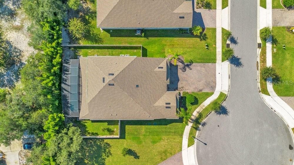 aerial view - 704 FOX EDGE CT, OVIEDO