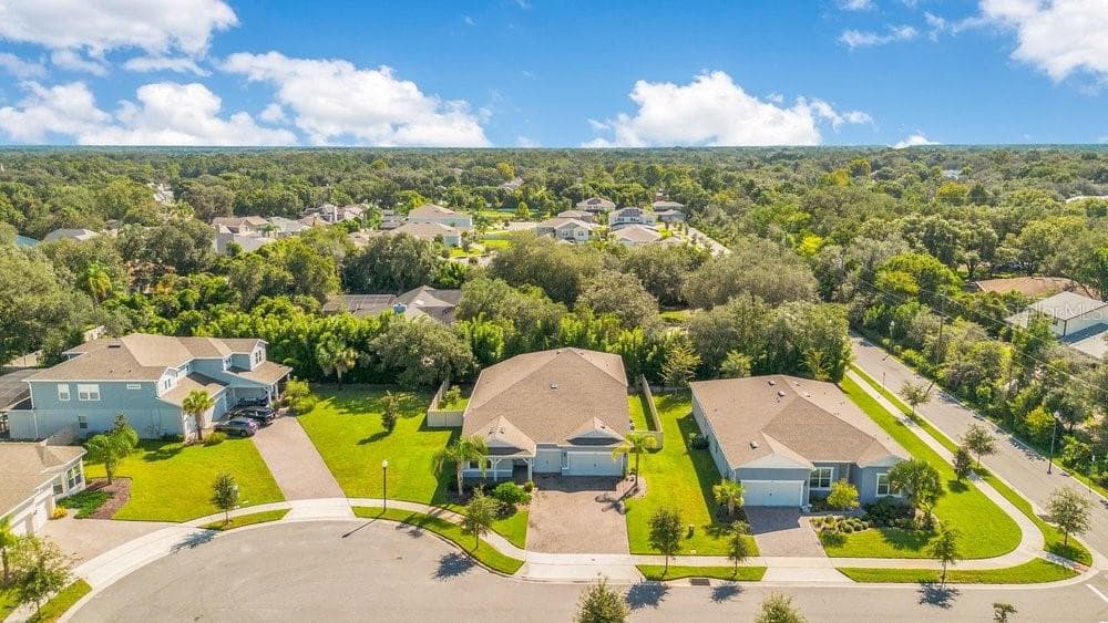 aerial view - 704 FOX EDGE CT, OVIEDO