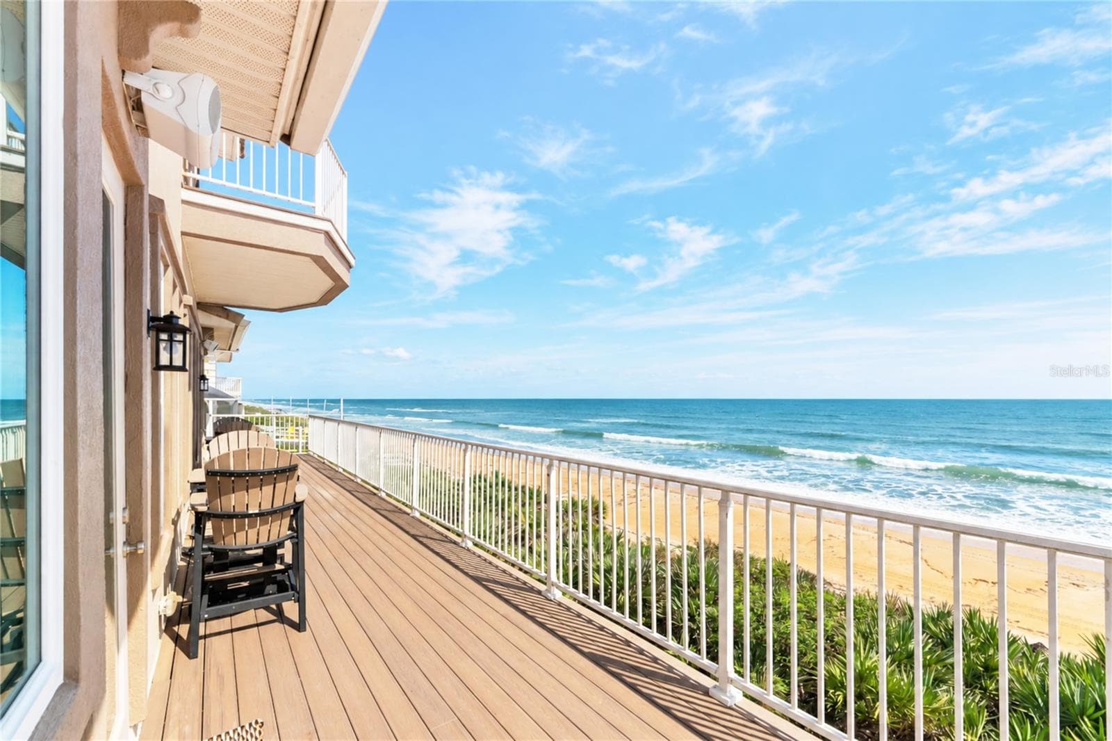 Second-Level Oceanfront Veranda - 3399 N OCEAN SHORE BLVD, FLAGLER BEACH