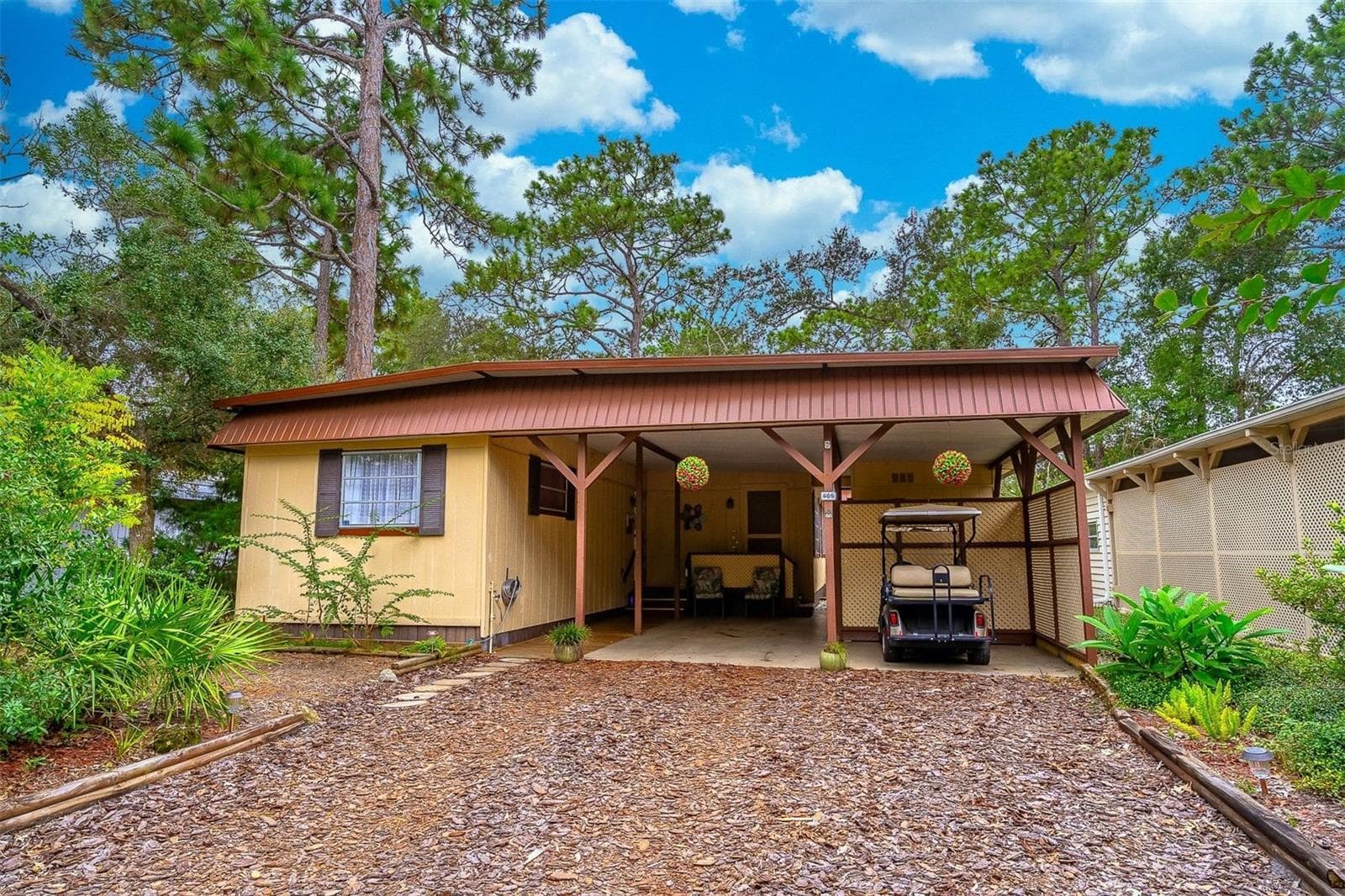Double carport - 605 W CLUB BLVD, LAKE MARY