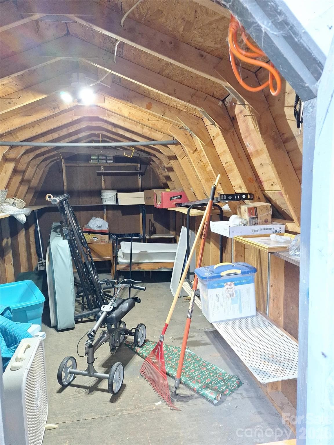 Watertight shed provides unlimited storage options. - 1910 Wildwood Road, Gastonia