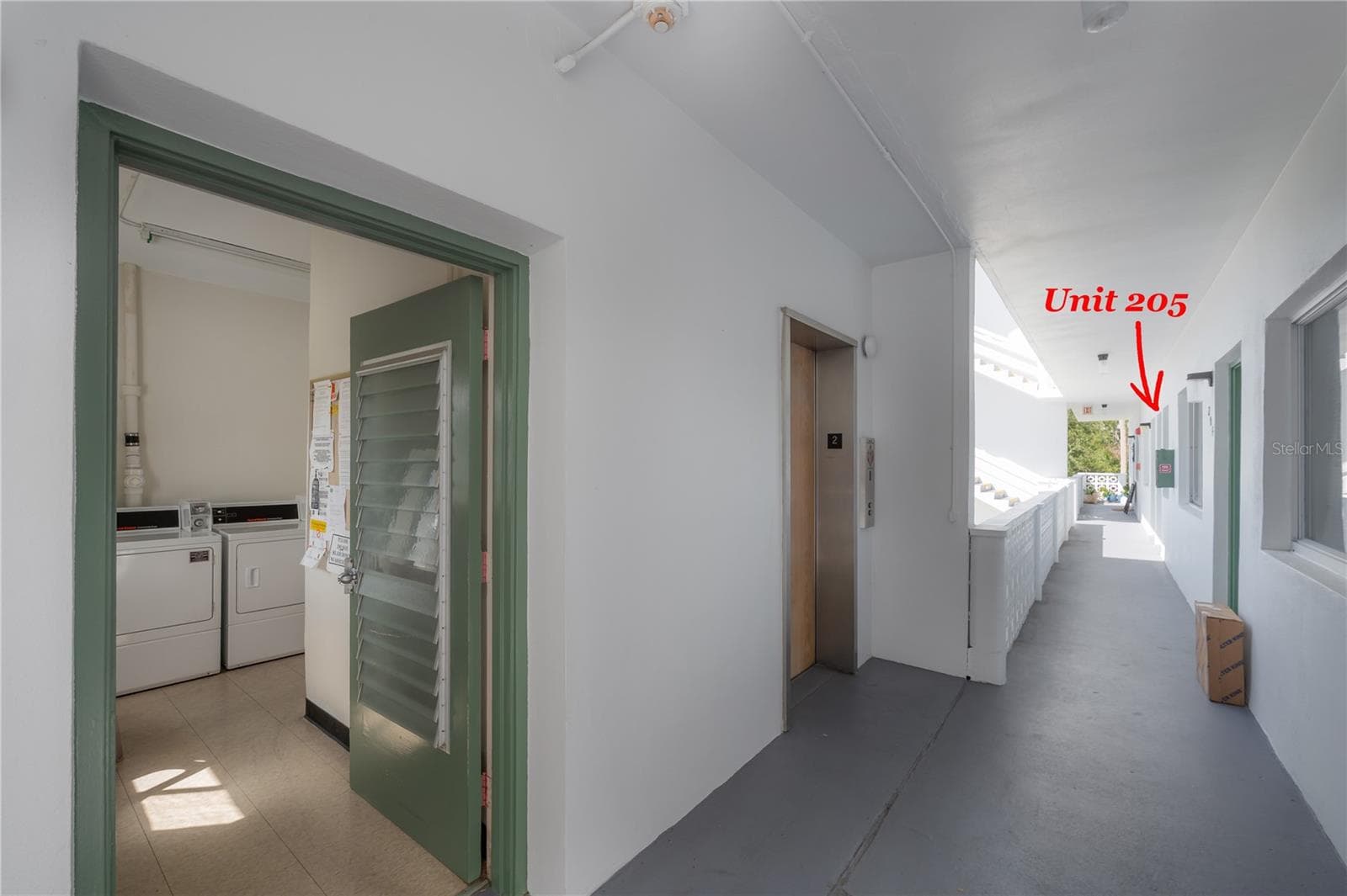 Laundry Room conveniently located next to the elevator - 8055 112TH ST #205, SEMINOLE