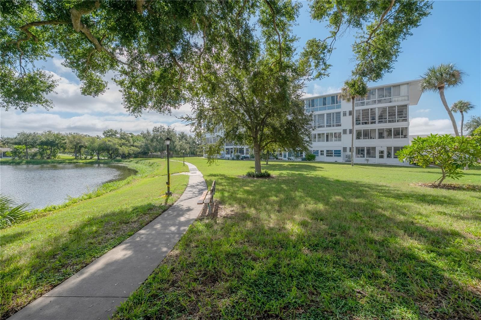 View of lake facing the building - 8055 112TH ST #205, SEMINOLE