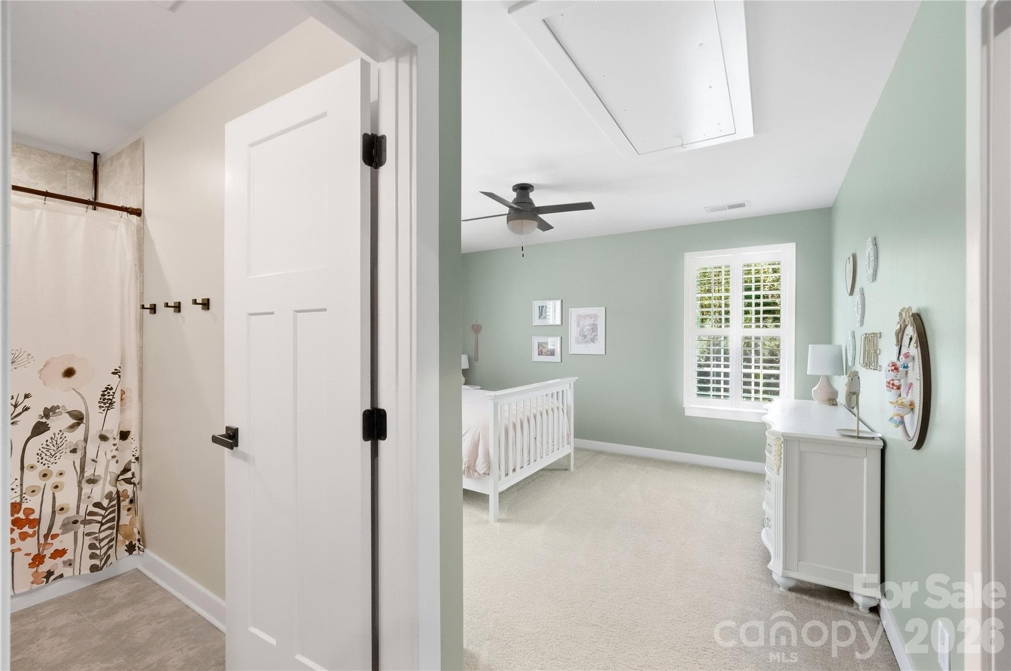 Bedroom 2 with its own private full bath. - 912 Manorwood Drive, Waxhaw