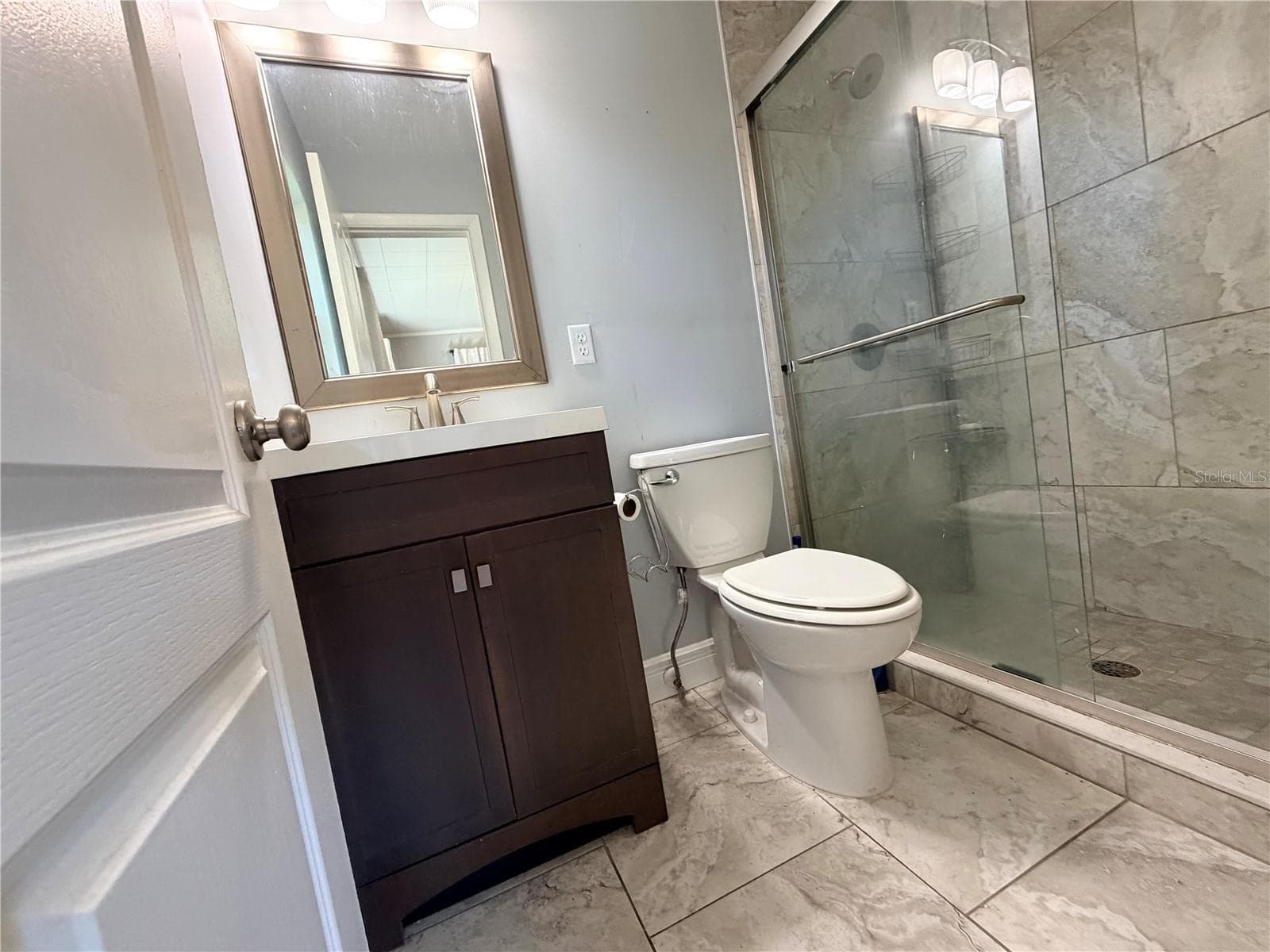 Primary bathroom shower - 1774 NE 12TH ST, OCALA