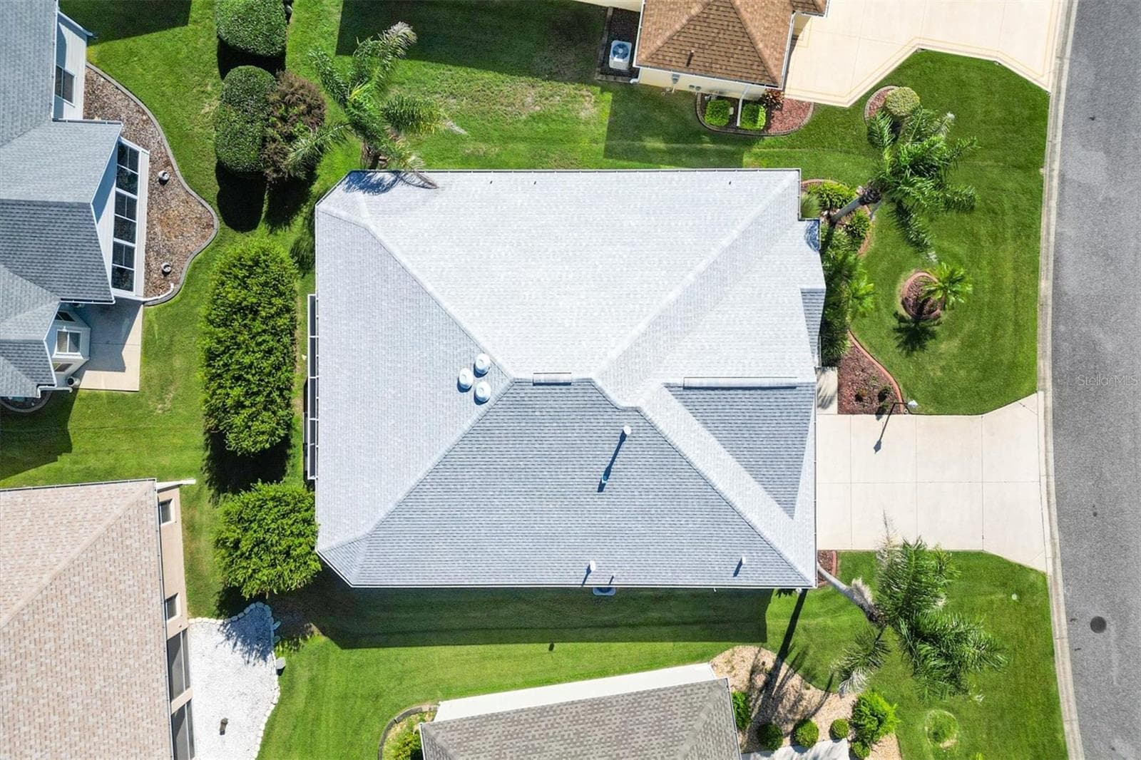 AERIAL VIEW - 1025 WINNSBORO DR, THE VILLAGES
