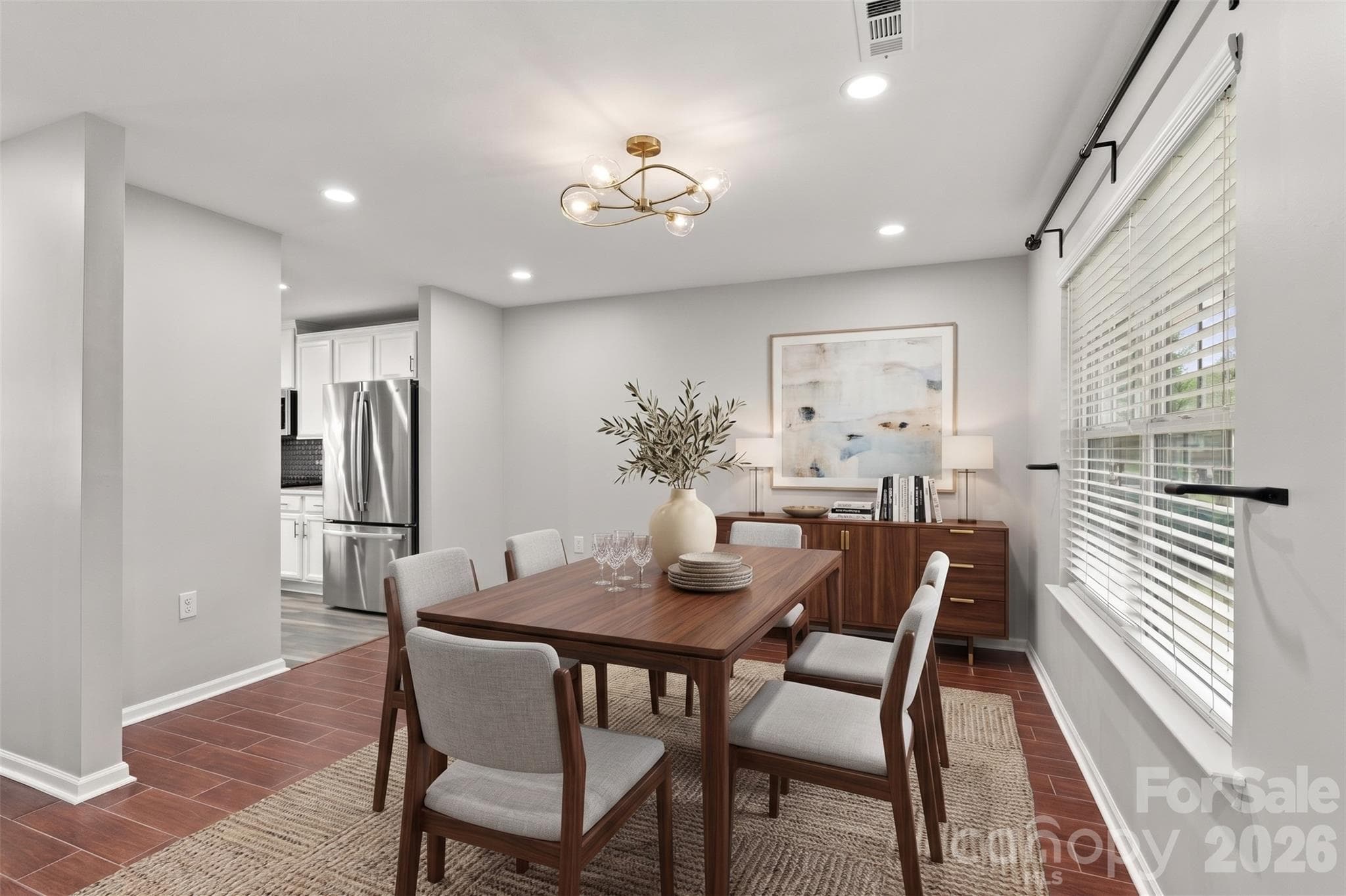 Dining Room - VIRTUALLY STAGED - 2204 Reid Pointe Avenue, Indian Land