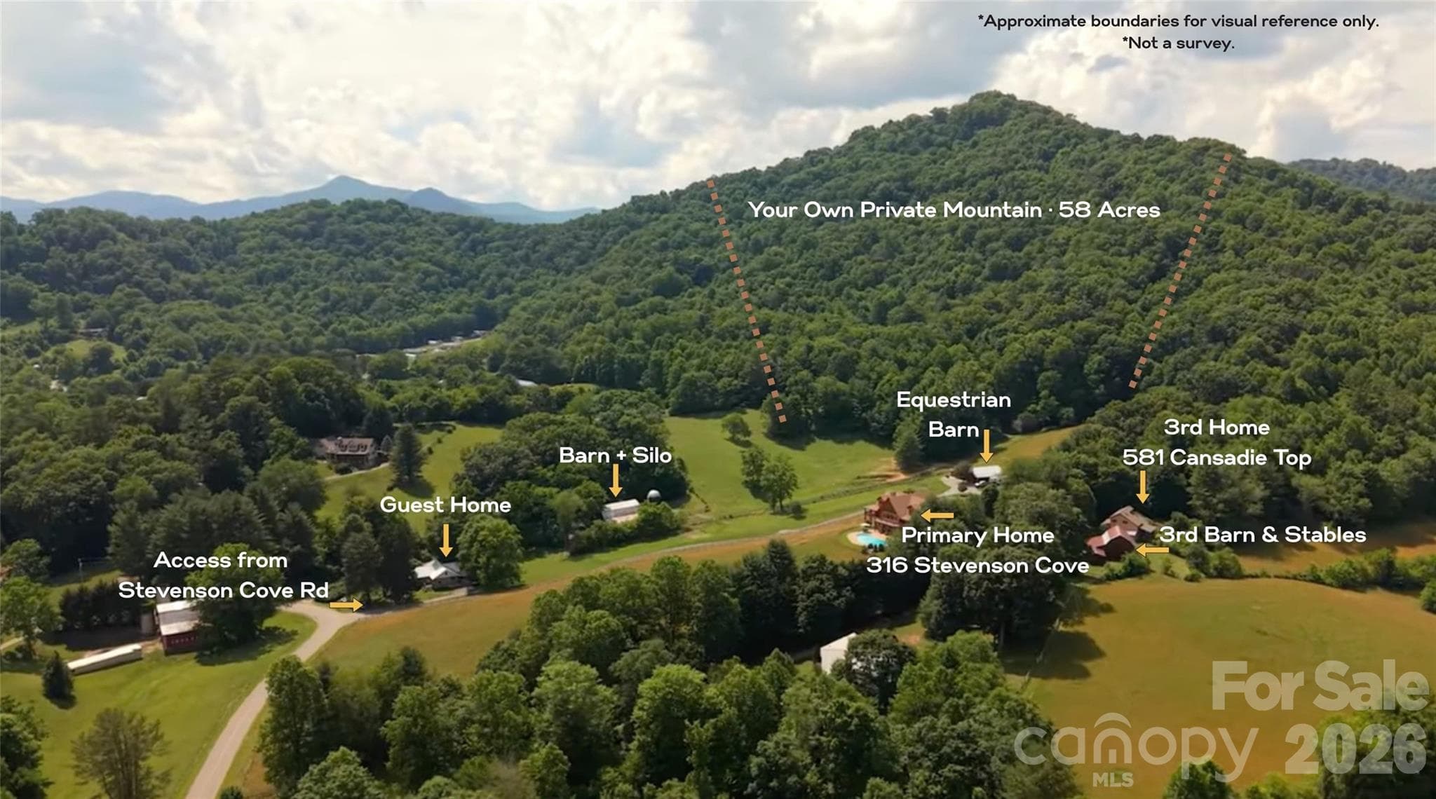 Single Family Residence at 316 Stevenson Cove Road, Waynesville, photo 3 of 48
