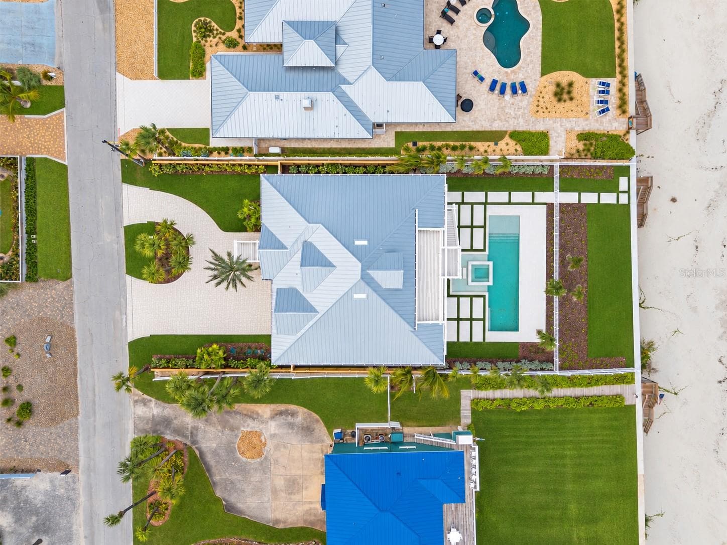 Aerial Birds Eye View - 4643 VAN KLEECK DR, NEW SMYRNA BEACH