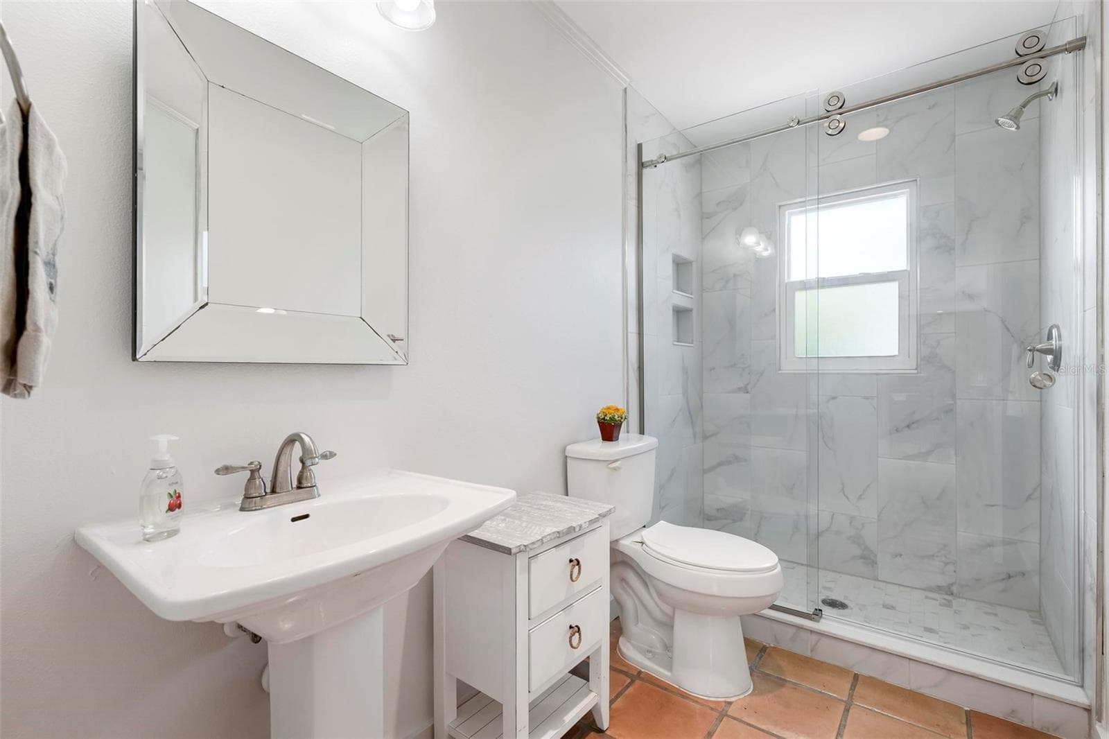 Third bathroom with walk in shower. - 503 65TH ST, HOLMES BEACH